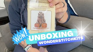 Flosstube 44 Unboxing Wonderstitchkits [upl. by Izaak]