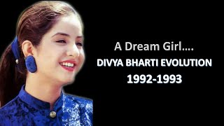 Divya Bharti Evolution 1992  1993  Divya Bharti Movies  Divya Bharti Songs 90s Songs Best Debut [upl. by Conrad104]