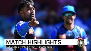 Adelaide Strikers hand Perth Scorchers wooden spoon  KFC BBL08 [upl. by Imeka118]