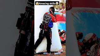 Paintball fight amazing skills to win paintball shorts trending [upl. by Osrit]