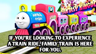 If you’re looking to experience a train ride Family Train is here for you [upl. by Erminie]