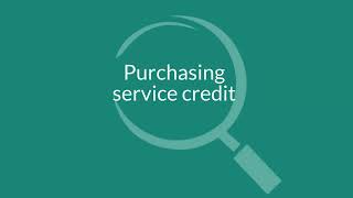 TellMeTuesday  Purchasing service credit [upl. by Ielerol]