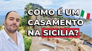 FUI EM UM CASAMENTO ITALIANO  Pedro Vinicius na Itália [upl. by Nnylaj]