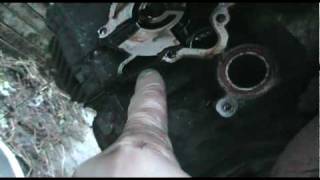 k1100lt water oil pump seal replacement [upl. by Bruner651]