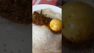 Kollam foodies🍛 breakfast shorts appam eggcurry kollam [upl. by Islek]