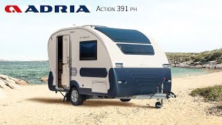 Wohnwagen ADRIA Action 391 PH amp PD  Ein Leichtgewicht mit unverwechselbarer Form [upl. by Oilcareh]