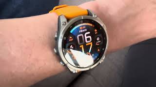 Garmin Fenix 8 47mm Titanium first look [upl. by Tebazile482]