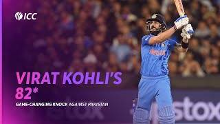 Virat Kohlis gamechanging knock  IND v PAK  T20WC 2022 [upl. by Caasi]