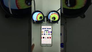 Programmable Synced Devil Eyes Lens Connect with Phone  Blazexel [upl. by Roz]