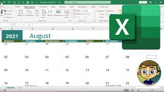 Creating a Calendar in Excel [upl. by Nollaf653]