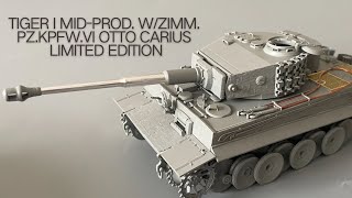 Takom 2200 135 TIGER I MIDPROD wZIMM PzKpfwVI Otto Carius LIMITED EDITION full build part 1 [upl. by Ardra488]