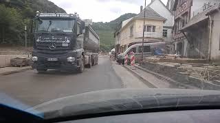 Ahrtal Ahrufer und Orte nach der Flut von Walporzheim bis Mayschoß Hochwasser 1415072021 I 3 [upl. by Ayet]