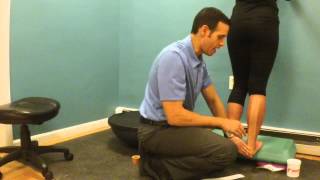 Achilles Tendinopathy 3 of 4  Functional Taping Treatment [upl. by Asihtal]