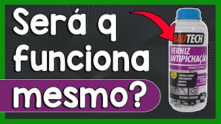 Como Funciona a Tinta Verniz Antipichação Da Bautech [upl. by Rimidalb]