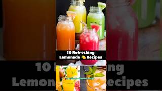 10 Healthy Refreshing Lemonade🍋recipe lemon lemonade healthy fitness shorts healthydrink [upl. by Nasar]