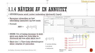 Nåverdi annuitet [upl. by Dickinson]