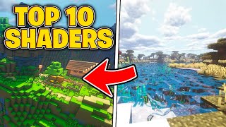 Minecraft Bedrock Edition Top 10 BEST Shaders 2023 MCPE 120 MCPEXbox OnePS4Windows 10 [upl. by Annuahs255]