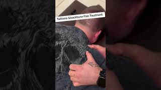 Tailbone amp Backbone pain treatment via chiropractic tailbonepain tailbonepaintreatment coccyxpa [upl. by Nnaed]