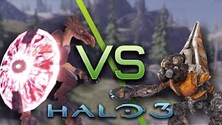 Halo 3 AI Battle  Jackals vs Grunts [upl. by Cherise34]