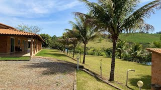 LINDA CASA DE SÃTIO EM 8 HECTARES NA MARGEM DA REPRESA  A VENDA EM GUAPÃ‰ MG [upl. by Yirinec]