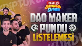 DAO MAKER PUNDU LİSTELEMESİ [upl. by Trip]