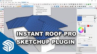 SketchUp 2021  How to install Instant Roof Pro Plugin [upl. by Sondra]