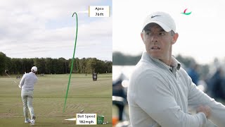 Rory McIlroy Range Session with Top Tracer  2023 Genesis Scottish Open [upl. by Winograd]