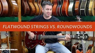 Flatwound Strings vs Roundwounds On The Guild Starfire II [upl. by Primaveria]