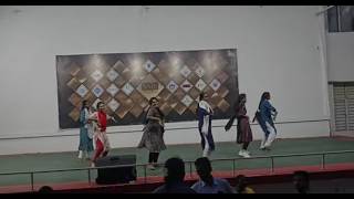 Rocking Dance Performance  Freshers Day Special Dance Performance  VVIT COLLEGE [upl. by Enelyahs]