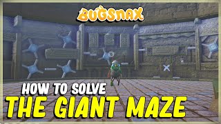 HOW TO SOLVE THE GIANT MAZE  PAST TENSE PART 4  BUGSNAX LAND OF BIGSNAX  QUEST COMPLETED [upl. by Babb666]