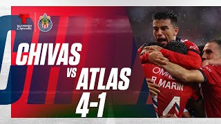 Highlights amp Goals  Chivas vs Atlas 41  Telemundo Deportes [upl. by Neerihs859]