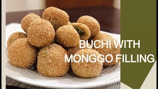 Buchi Recipe  Buchi with Monggo Filling  Sesame Balls  👨🏻‍🍳 WILSON SUAREZ [upl. by Secnirp]