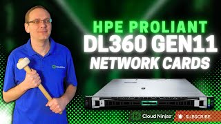 HPE ProLiant DL360 Gen11 Server NICs  Network Card Options  PCIe Installation  OCP Installation [upl. by Ythomit]