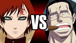 GAARA VS CROCODILE  BATALHA MORTAL  Ei Nerd [upl. by Tung]