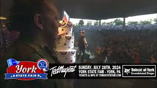 2024 YORK STATE FAIR  TED NUGENT [upl. by Enaxor]