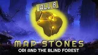 Ori and the Blind Forest  ALL SECRETS Location Guide  No Stone Unturned Achievement [upl. by Sleinad]