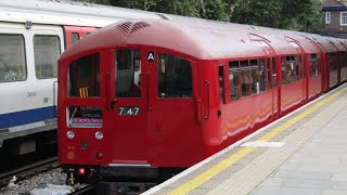 🚆 1938 LT Tube Stock  Watford Underground Station for the Amersham Heritage Weekend 7th Sept 2024 [upl. by Mcquillin]