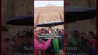 Solar phenomenon illuminates face of Egypts Ramses II [upl. by Root]