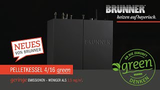 Der neue Pelletkessel 416 green von BRUNNER [upl. by Eesyak]