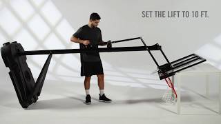 Pro Tips How to Assemble a Spalding Basketball Hoop System [upl. by Ahsenyl]