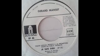 Gérard MANSET  Je suis dieu 1968 [upl. by Eilojne]