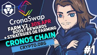 Cryptocom CRONOS  CRONASWAP v2  30 APR avec le BOOST REWARDS [upl. by Edd]