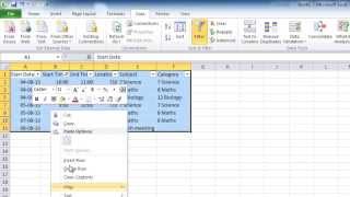 Outlook Import a schedule from Excel into Outlook Calendar [upl. by Aydni]