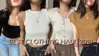 MY BEST TRY ON CLOTHING HAUL OF 2021 WALANG TAPON SIS LAHAT MAGANDA 🤩🤎 • Joselle Alandy [upl. by Dawes]