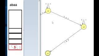 PDA PushDown Automata using JFLAP JFLAP Kullanımı pdacontrol bilgisayarmühendisliği [upl. by Irollam588]