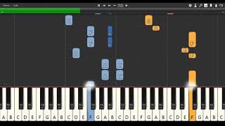 Cerf Volant  Les Choristes PIANO TUTORIAL [upl. by Akcinat]