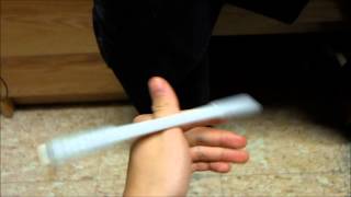 Pen Spinning Tutorial  Fingerless Thumb Around Reverse Left Handed [upl. by Kane]