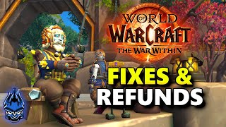 Blizzard Issues Refunds For Prepatch Issues As They Continue To Fix Problems amp MORE WoW NEWS [upl. by Trilbie]