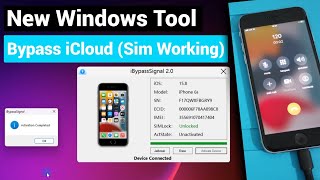 NEW Update iCloud Tool Bypass Windows With SignalSim on iOS 17161512 iPhoneiPad iBypass Signal [upl. by Fedak]