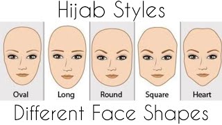 How To Wear Hijab For Different Face Shapes  7 Face Shapes Hijab Styles  Hira Noor [upl. by Desdamona920]